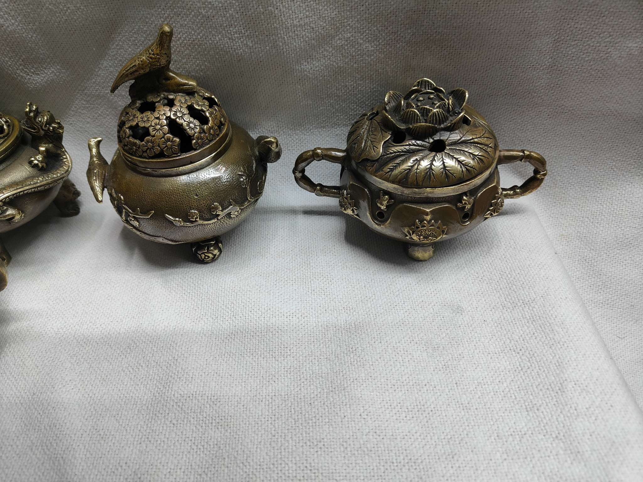 精致工艺品礼品摆件 仿古铜器薰香炉创意装饰品家居装饰摆设 其他装饰摆件艺术品收藏品产品图