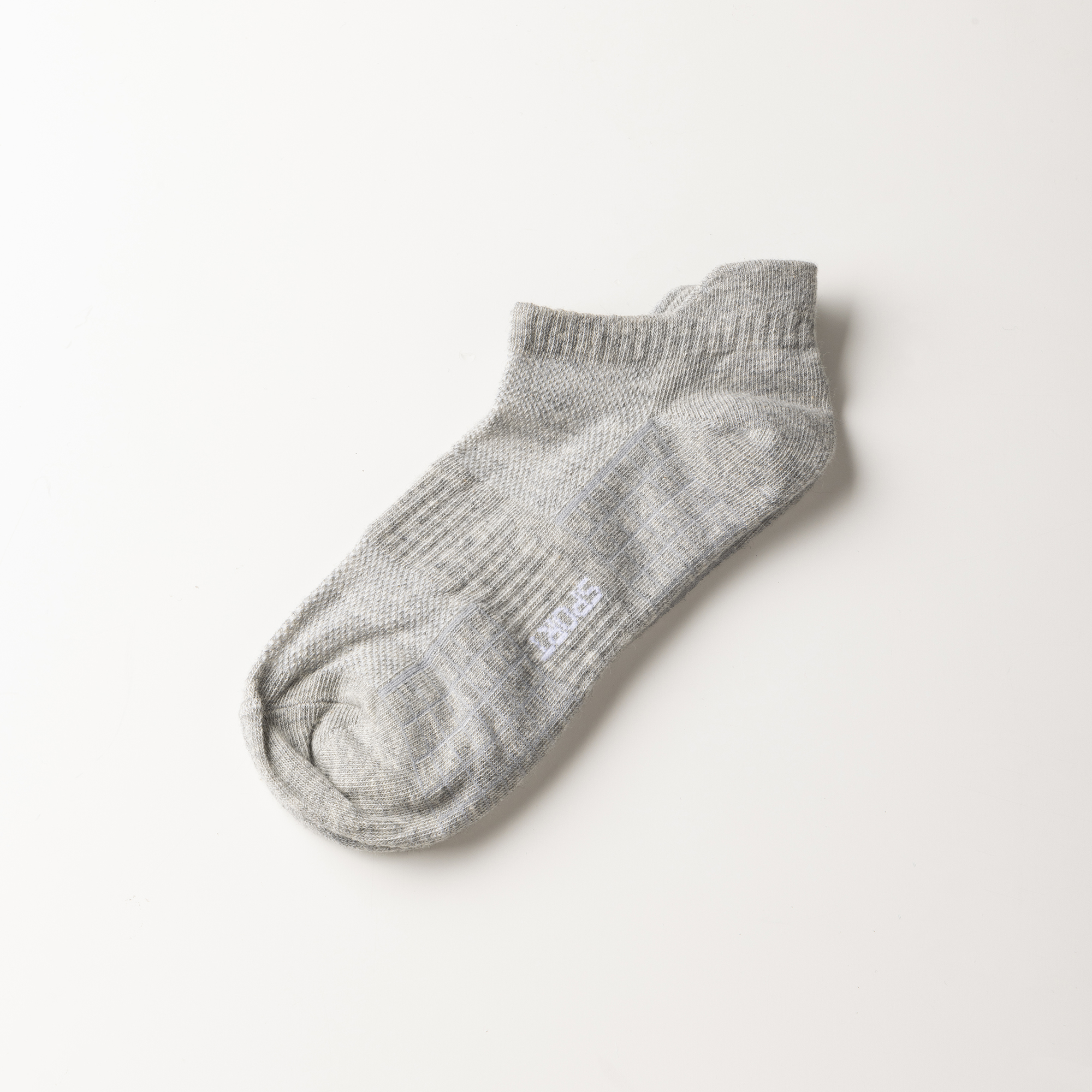 Men's and women's long, trendy, shallow heel reinforced cotton socks, men's casual spring and summer socks details Picture