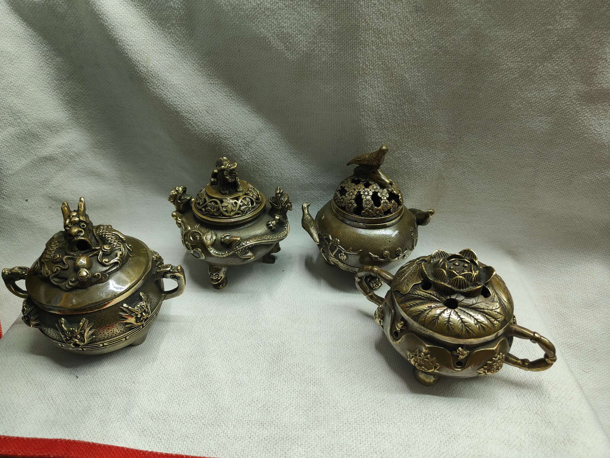 精致工艺品礼品摆件 仿古铜器薰香炉创意装饰品家居装饰摆设 其他装饰摆件艺术品收藏品详情图4