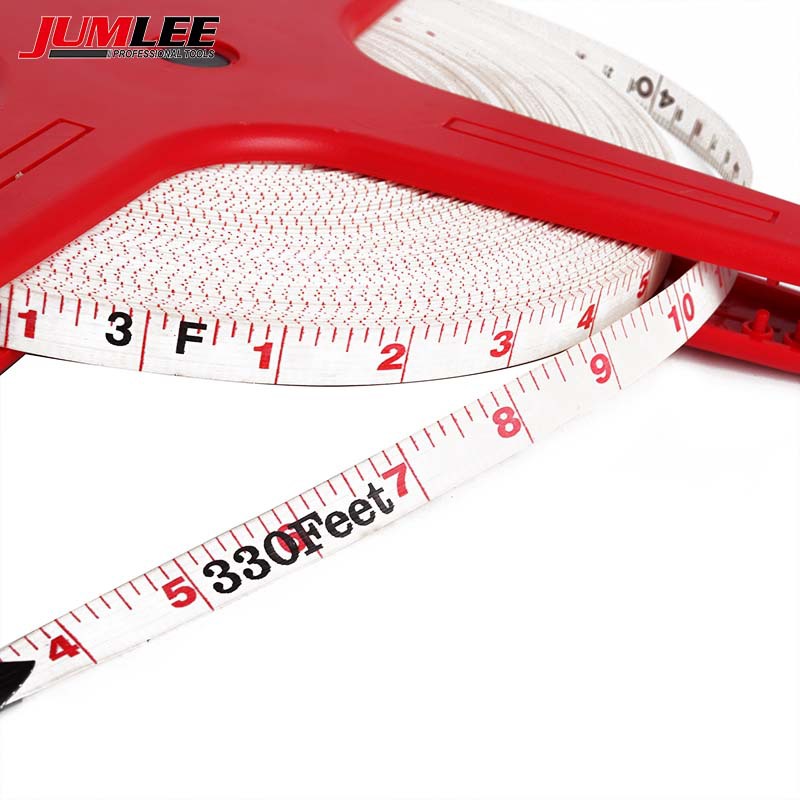 JUMLEE long steel tape measure, high-precision steel frame measure, frame-type steel tape measure, large tape measure, construction tape measure, 50 meters, 100 meters Specification image