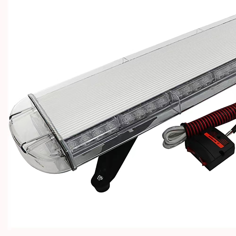 Car LED warning light, ceiling-mounted strong magnetic flashing light, yellow signal light, 88W emergency alarm light Specification image