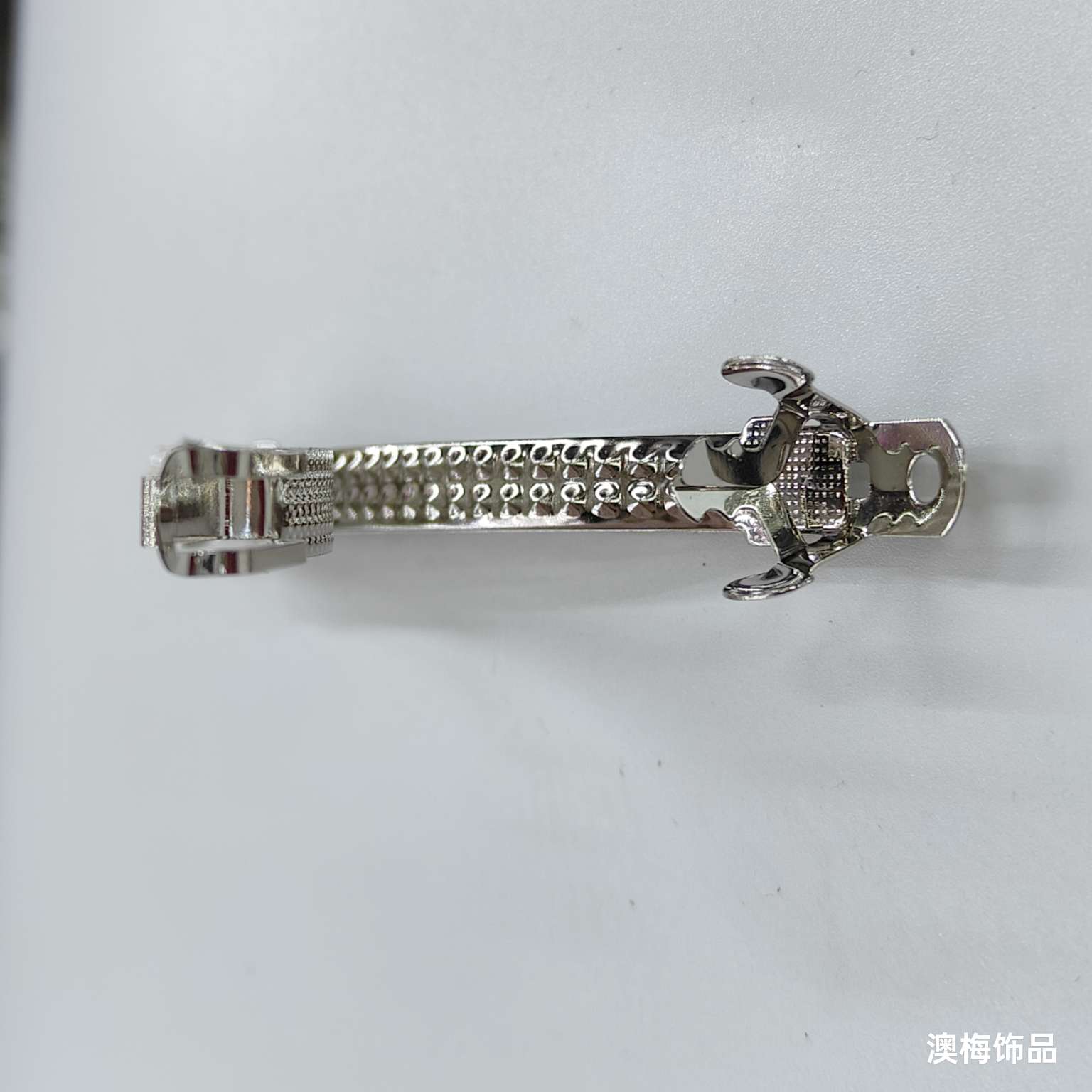 澳梅饰品8公分弹簧夹窄边双卡发饰头饰发夹子 独特设计时尚潮流女士发饰精致夹子详情图8