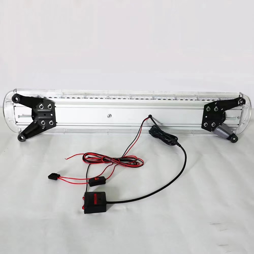 Car LED warning light, ceiling-mounted strong magnetic flashing light, yellow signal light, 88W emergency alarm light Application Scenario
