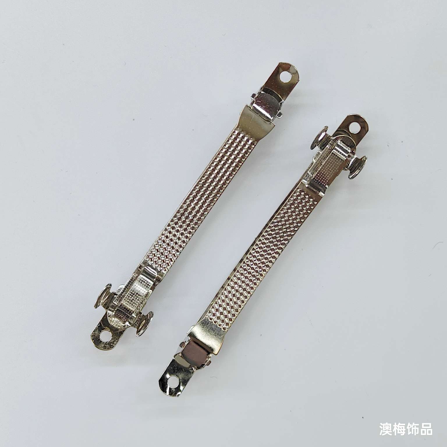 澳梅饰品8公分弹簧夹窄边双卡发饰头饰发夹子 独特设计时尚潮流女士发饰精致夹子详情图4