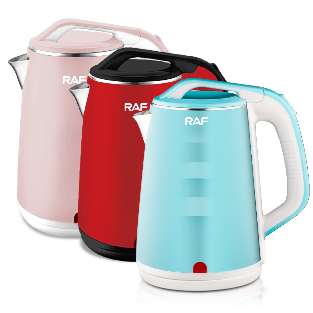 RAF European standard cross-border stainless steel 2.5L electric kettle, automatic large-capacity multi-functional kettle, overheat protection R.7948 Item Picture