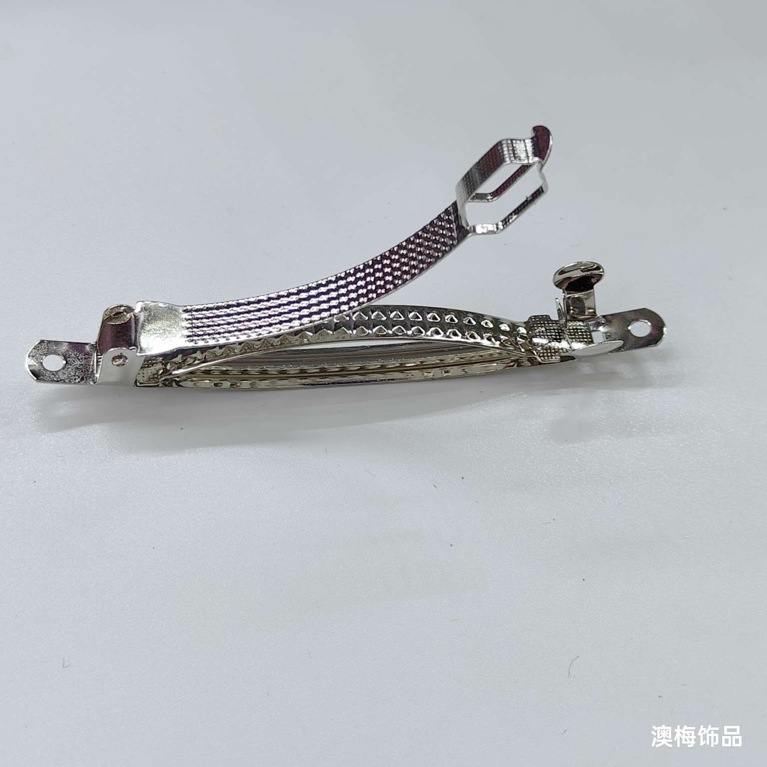 澳梅饰品8公分弹簧夹窄边双卡发饰头饰发夹子 独特设计时尚潮流女士发饰精致夹子详情图7