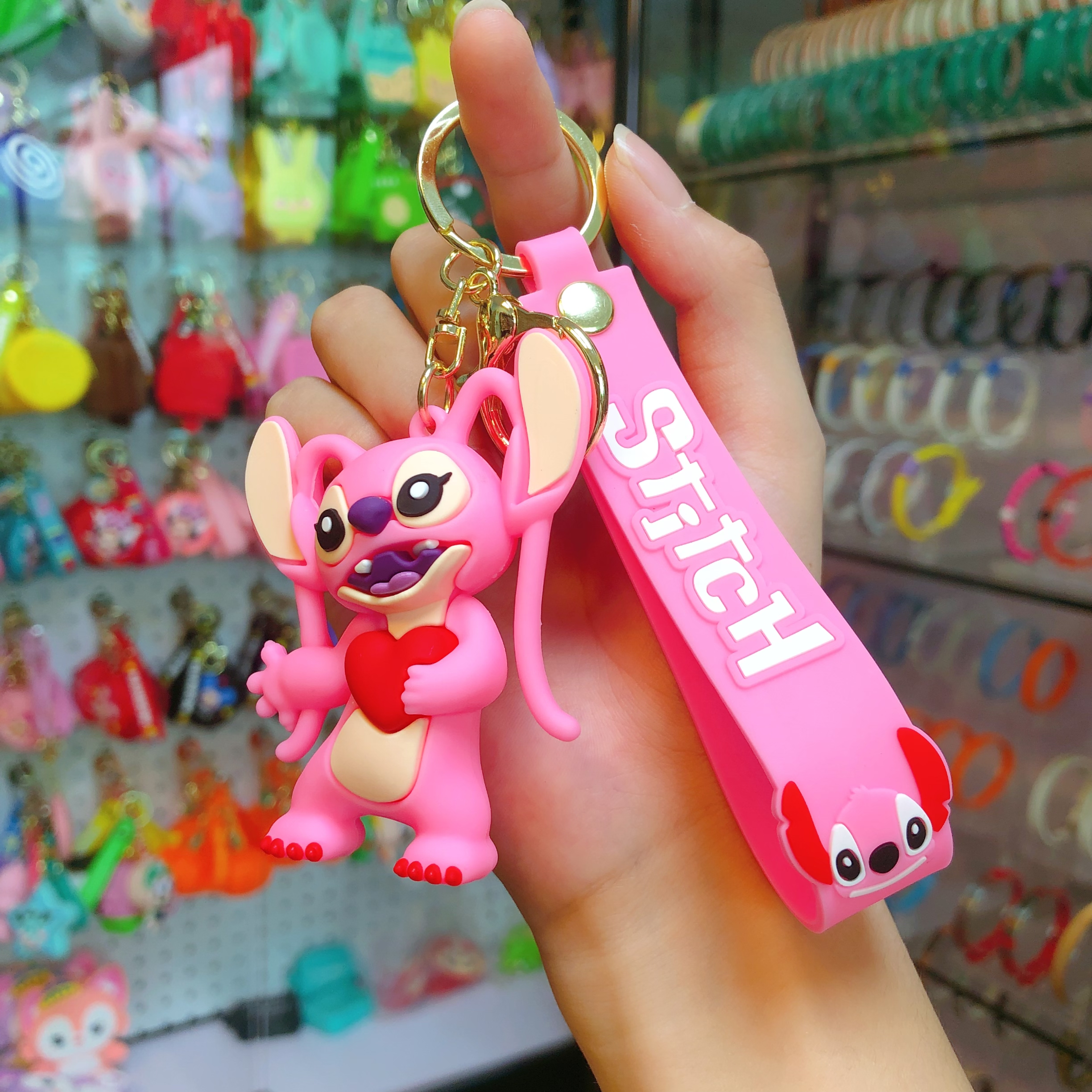 Llavero de dibujos animados de verano stilby llavero de coche llavero accesorios muñeca pequeño regalo de verano stilby llavero de dibujos animados colgante de bolso de escuela llavero de coche llavero accesorios muñeca máquina pequeño regalo Item Picture