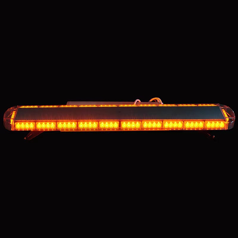 Car LED warning light, ceiling-mounted strong magnetic flashing light, yellow signal light, 88W emergency alarm light pic 3