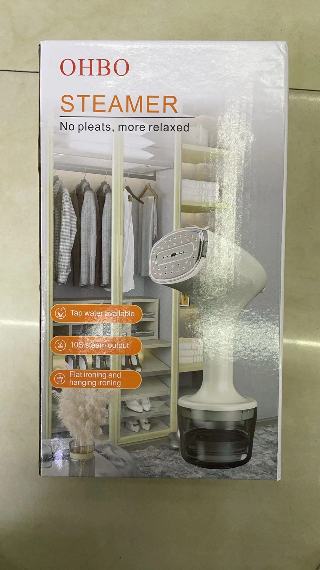 Small handheld steam ironing machine, portable pressure-relieving vertical steam ironing machine, small heat transfer iron, quick hot ironing of clothing, care household appliances