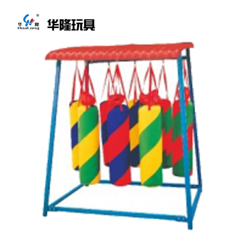 一代二代旋转圈幼儿拳击台幼儿园公园小区广场游乐场户外儿童玩具弹簧梅花桩源头厂家华隆产品图