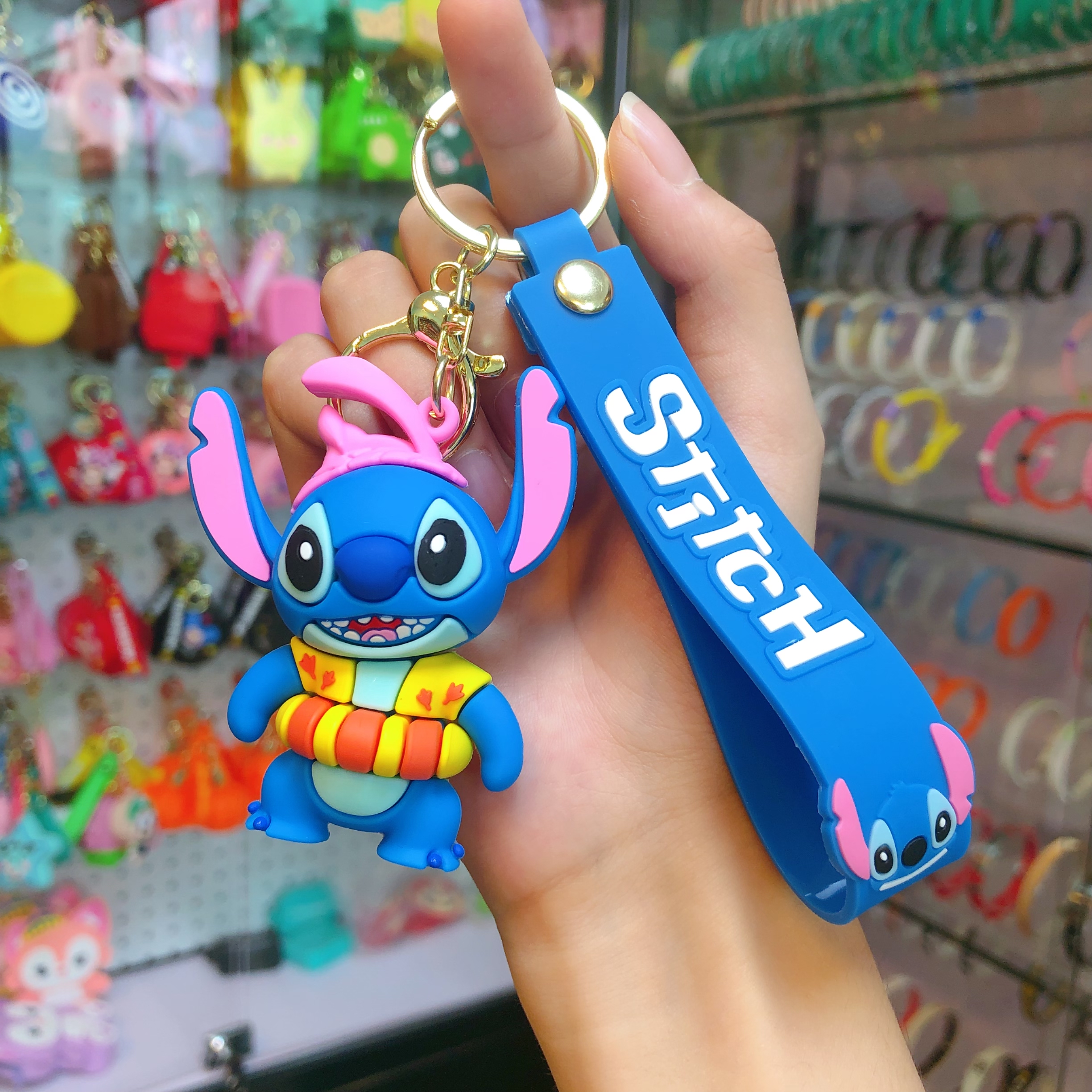 Llavero de dibujos animados de verano stilby llavero de coche llavero accesorios muñeca pequeño regalo de verano stilby llavero de dibujos animados colgante de bolso de escuela llavero de coche llavero accesorios muñeca máquina pequeño regalo Application Scenario