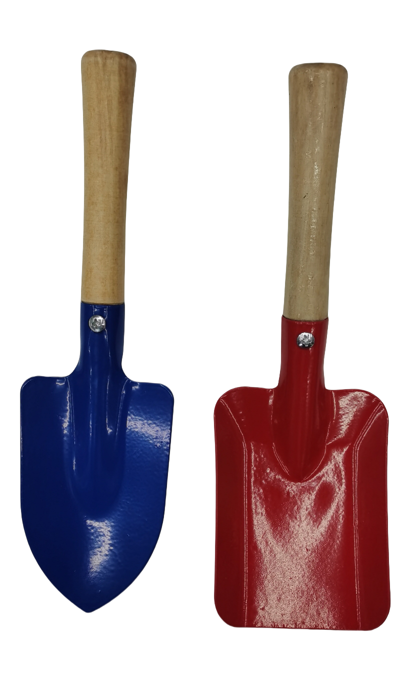 Four-piece set of small wooden handle garden shovel, garden tools, hardware tools, 2024 Item Picture