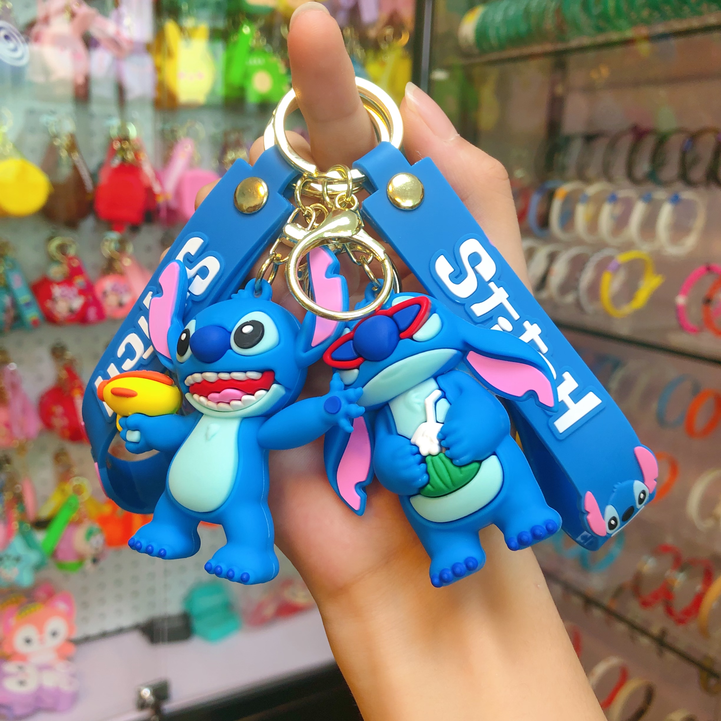 Llavero de dibujos animados de verano stilby llavero de coche llavero accesorios muñeca pequeño regalo de verano stilby llavero de dibujos animados colgante de bolso de escuela llavero de coche llavero accesorios muñeca máquina pequeño regalo Specification image