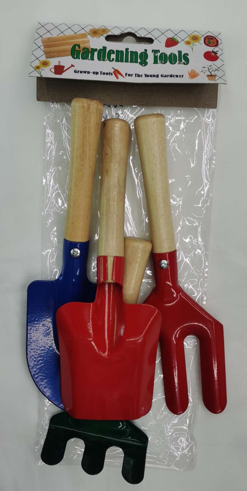 Four-piece set of small wooden handle garden shovel, garden tools, hardware tools, 2024 detail image 10