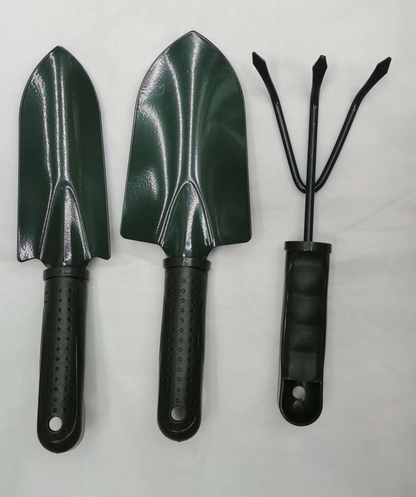 Three-piece plastic large-handled garden shovel, garden tools, hardware tools, 2024 detail image 11