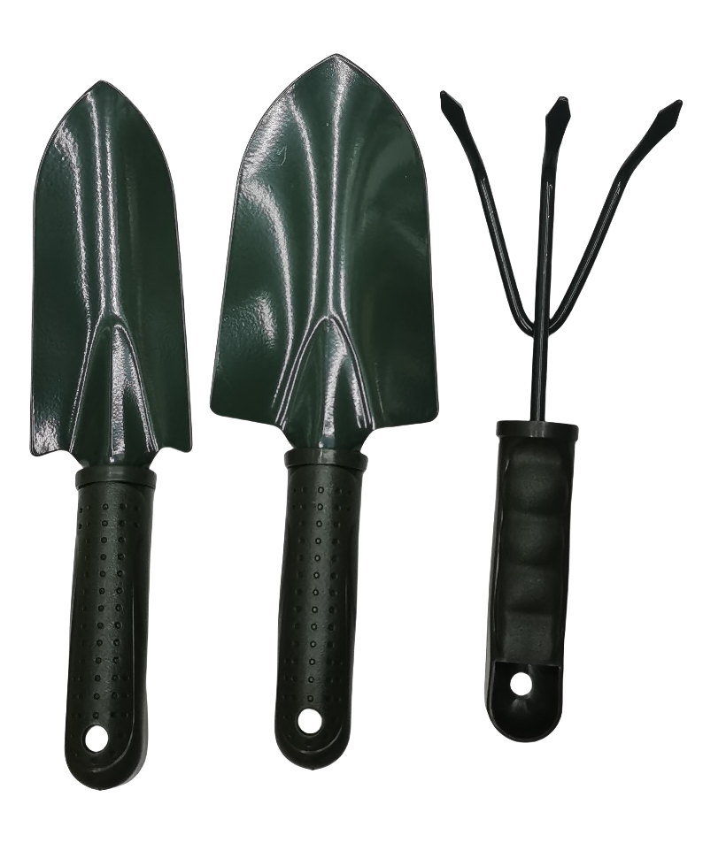 Three-piece plastic large-handled garden shovel, garden tools, hardware tools, 2024 detail image 4
