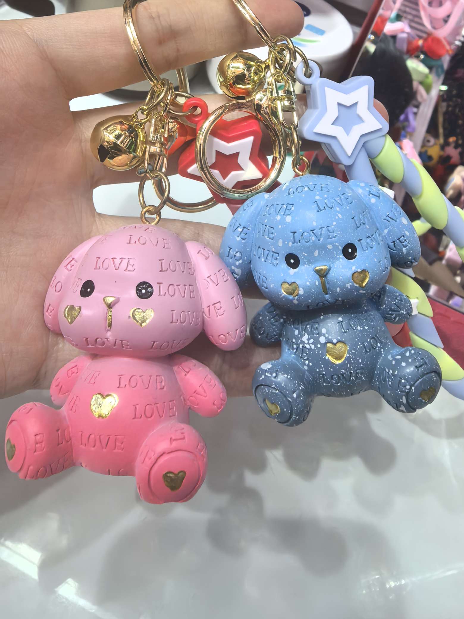 创意PVC公仔钥匙链 工艺品礼品钥匙扣挂件 精致钥匙扣配饰 便携轻巧装饰挂件