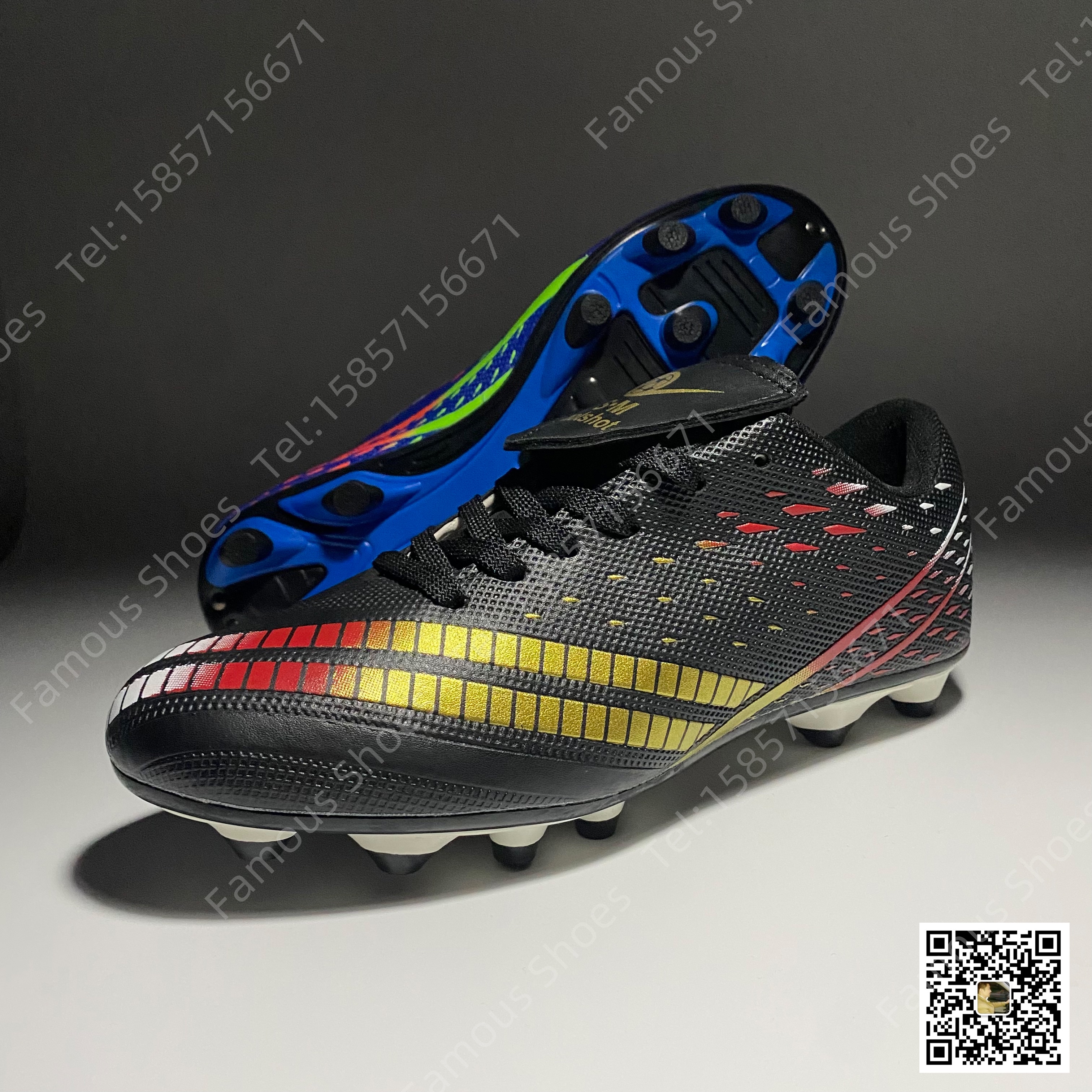 2024 New Soccer Cleats for Mens Womens Turf Soccer Shoes Indoor Unisex Football Boots AG FG TF Wide Training Sneaker Outdoor