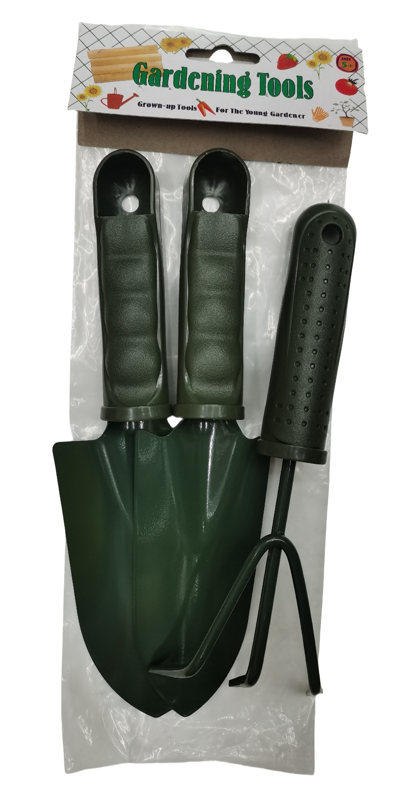 Three-piece plastic large-handled garden shovel, garden tools, hardware tools, 2024 detail image 7