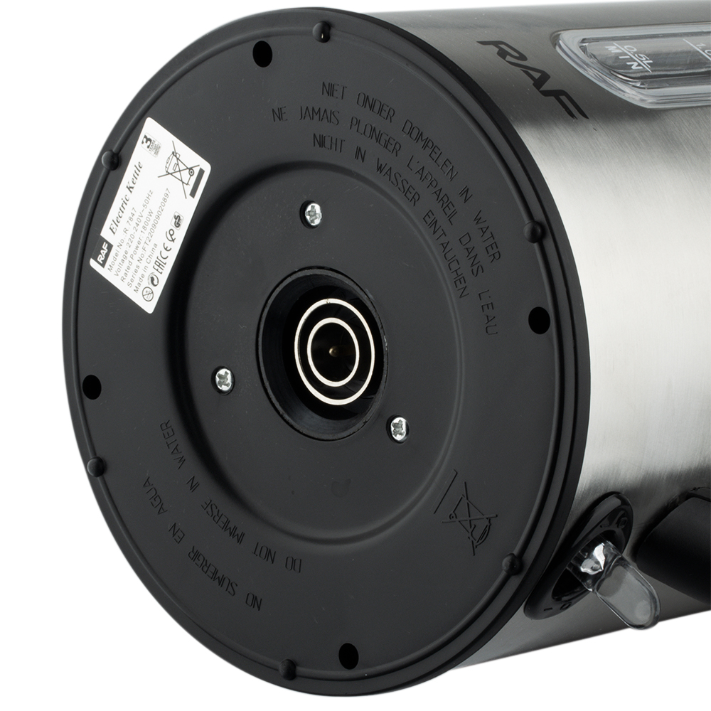 RAF European standard cross-border electric kettle, household boiling kettle, automatic power-off, anti-dry burning, food-grade stainless steel kettle R.7847 pic 12