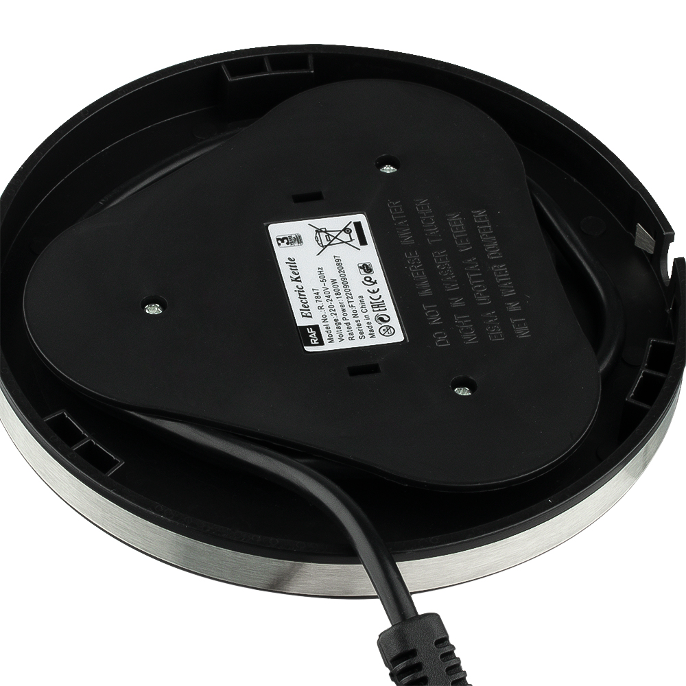 RAF European standard cross-border electric kettle, household boiling kettle, automatic power-off, anti-dry burning, food-grade stainless steel kettle R.7847 pic 10