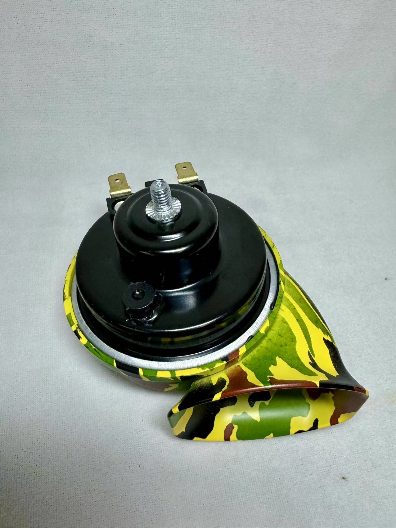 汽车摩托车改装喇叭迷彩个性防水防震声音响亮蜗牛通用专用喇叭详情5