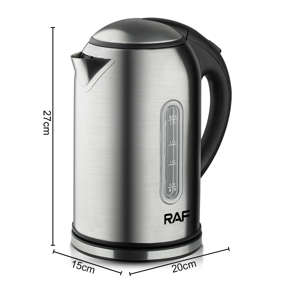 RAF European standard cross-border electric kettle, household boiling kettle, automatic power-off, anti-dry burning, food-grade stainless steel kettle R.7847 pic 2