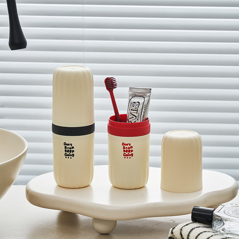 S137-1004 Toothbrush Box, travel storage toothbrush bucket, portable travel toothbrush Cup, Toothbrush and toothpaste storage box, Washbasin cup Specification image