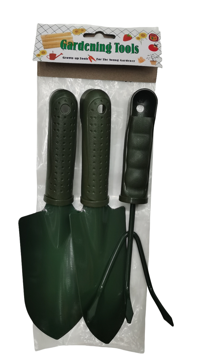 Three-piece plastic large-handled garden shovel, garden tools, hardware tools, 2024 detail image 6
