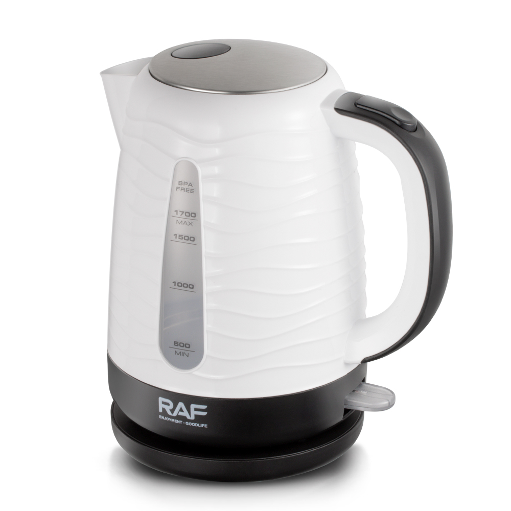RAF European standard wholesale 1.7L stainless steel inner pot electric kettle, quick pot heating household automatic power-off boiling kettle R.152 Item Picture