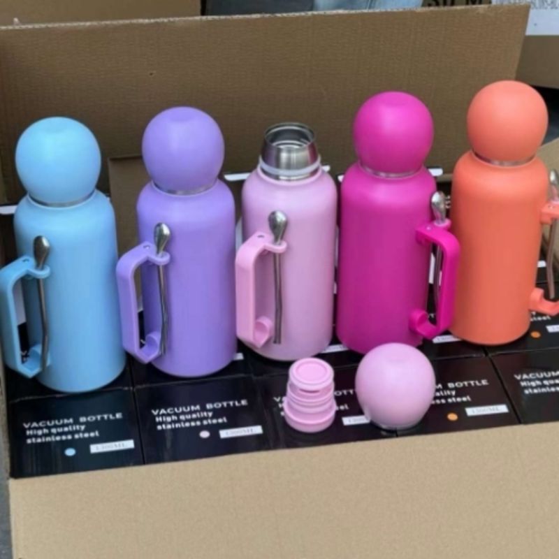 New stainless steel insulated cup vacuum large-capacity outdoor portable hand-held water bottle Specification image