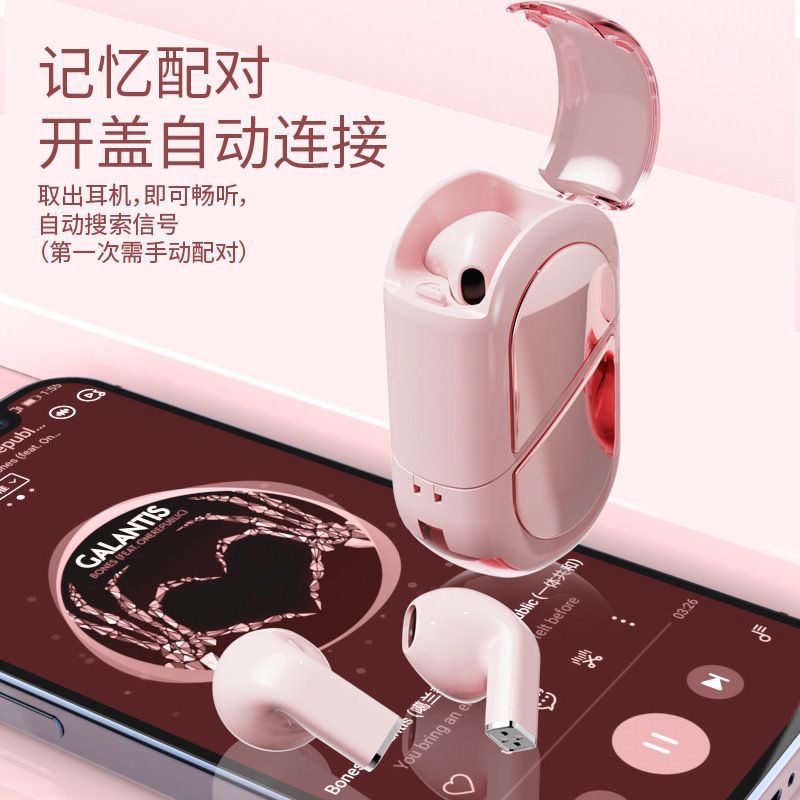 The new cross-border stereo K520 Bluetooth headphones feature an ultra-long battery life, a heart-shaped digital battery display, and high sound quality