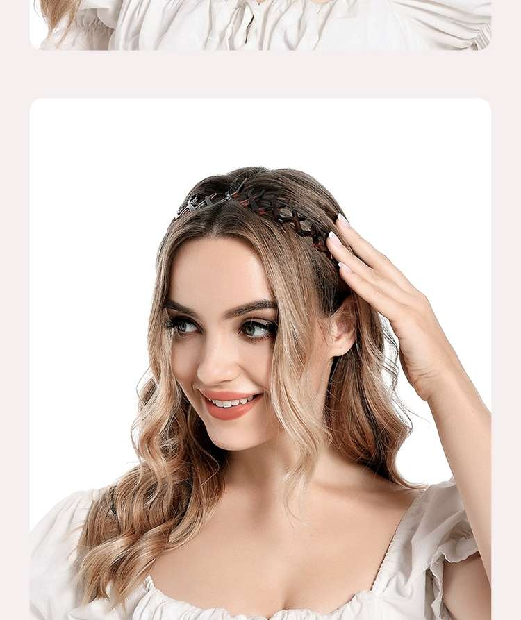 The Korean version of the popular crown large-toothed hairband exudes a feminine charm. The face-washing headband doesn't hold the hair and gives a sense of luxury. The high top of the head hair tie is a sporty hair clip Application Scenario