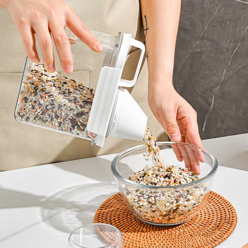 S41-6078 sealed moisture-proof flour storage tank for grains and cereals, rice insect-proof storage box, food-grade flour bucket Specification image