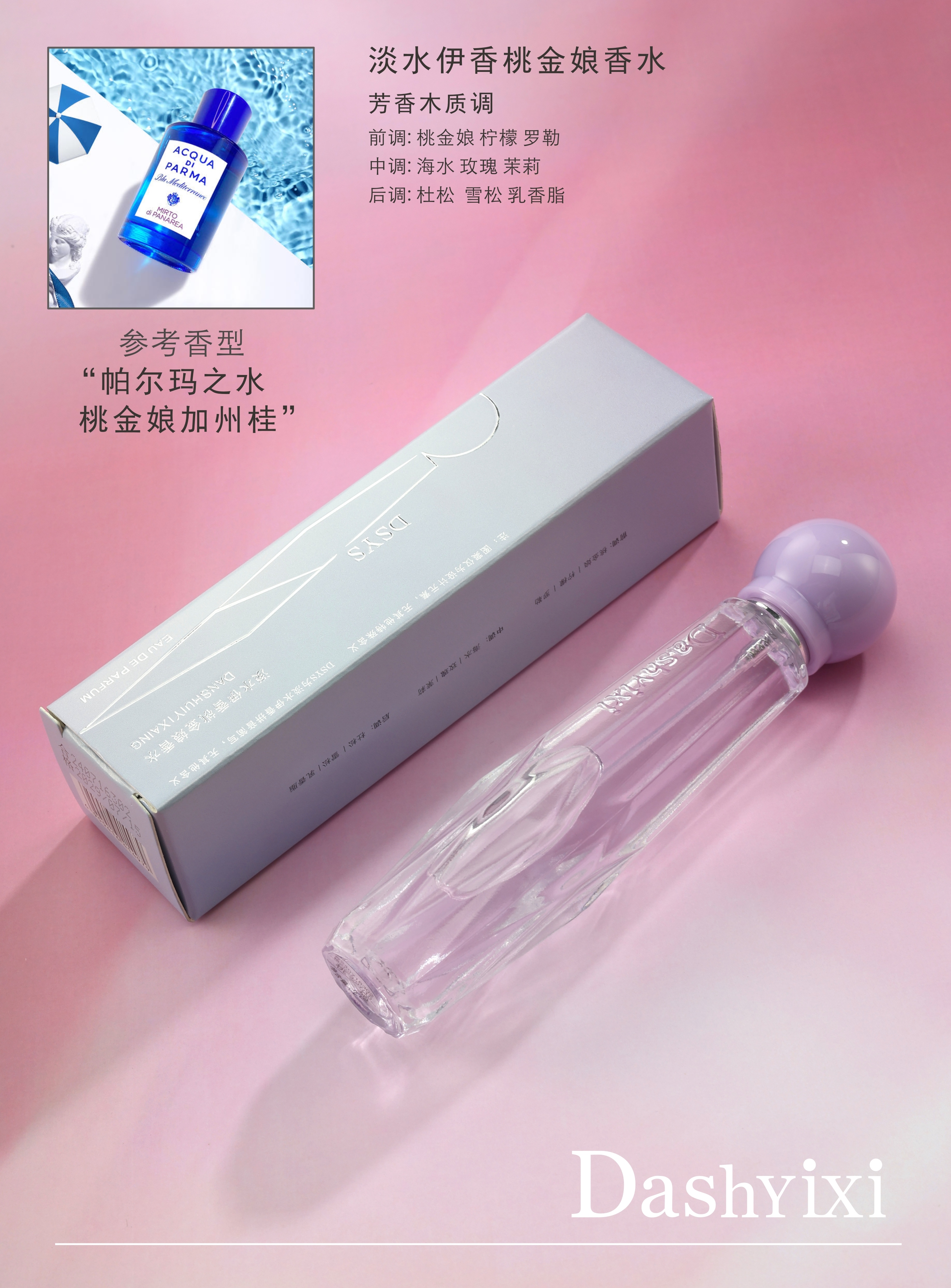 淡水伊香马卡龙缤纷香水（48支平均混装送展架）详情7