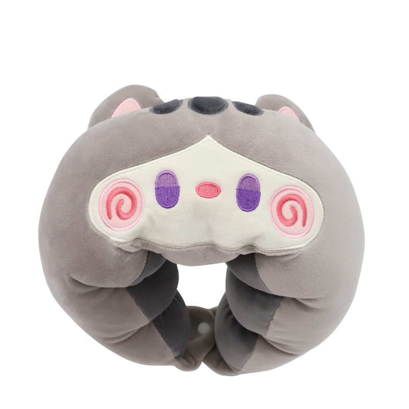 卡通动物充棉U型枕定货 康乐屋PP棉填充颈枕 旅行出差颈椎枕订做详情9