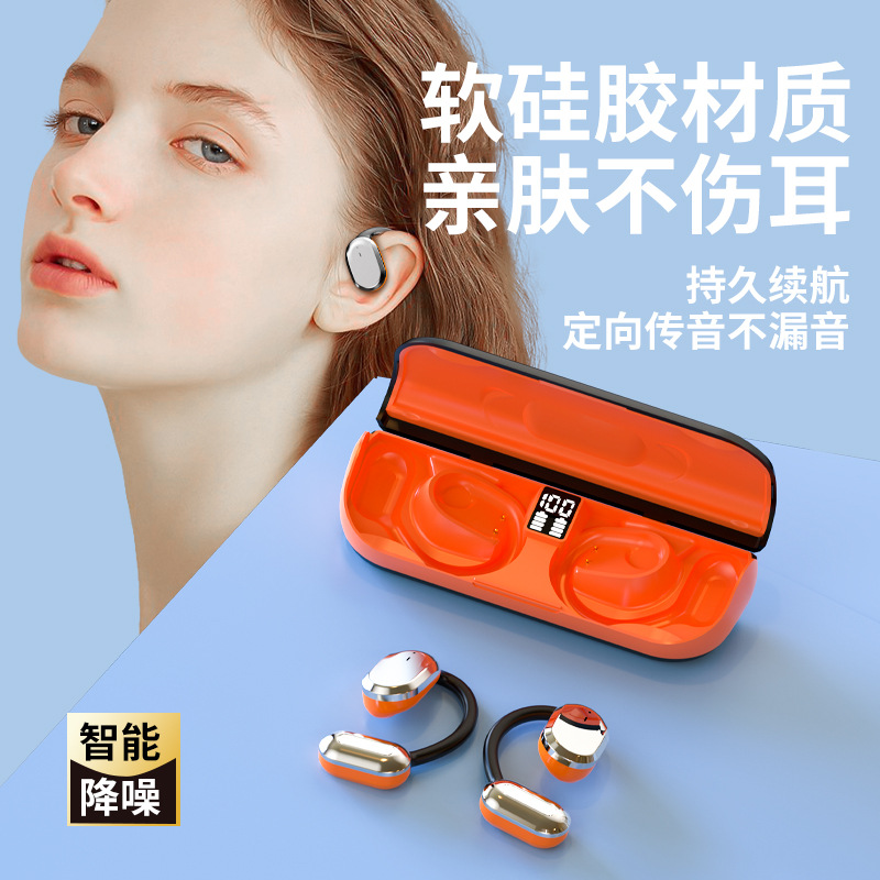 K29 Comfortable ear-hanging cross-border new model, high-quality soft silicone, skin-friendly and ear-safe, smart digital display private mold, universal details Picture