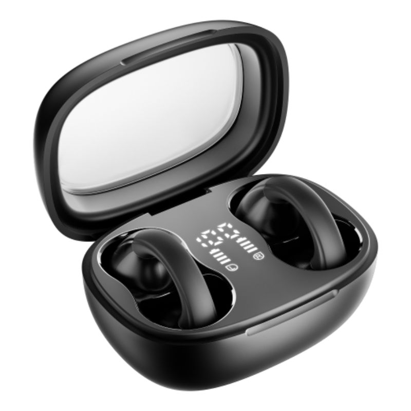 Bluetooth earphone clip silicone, low-latency wireless transparent case, digital display of battery level Item Picture