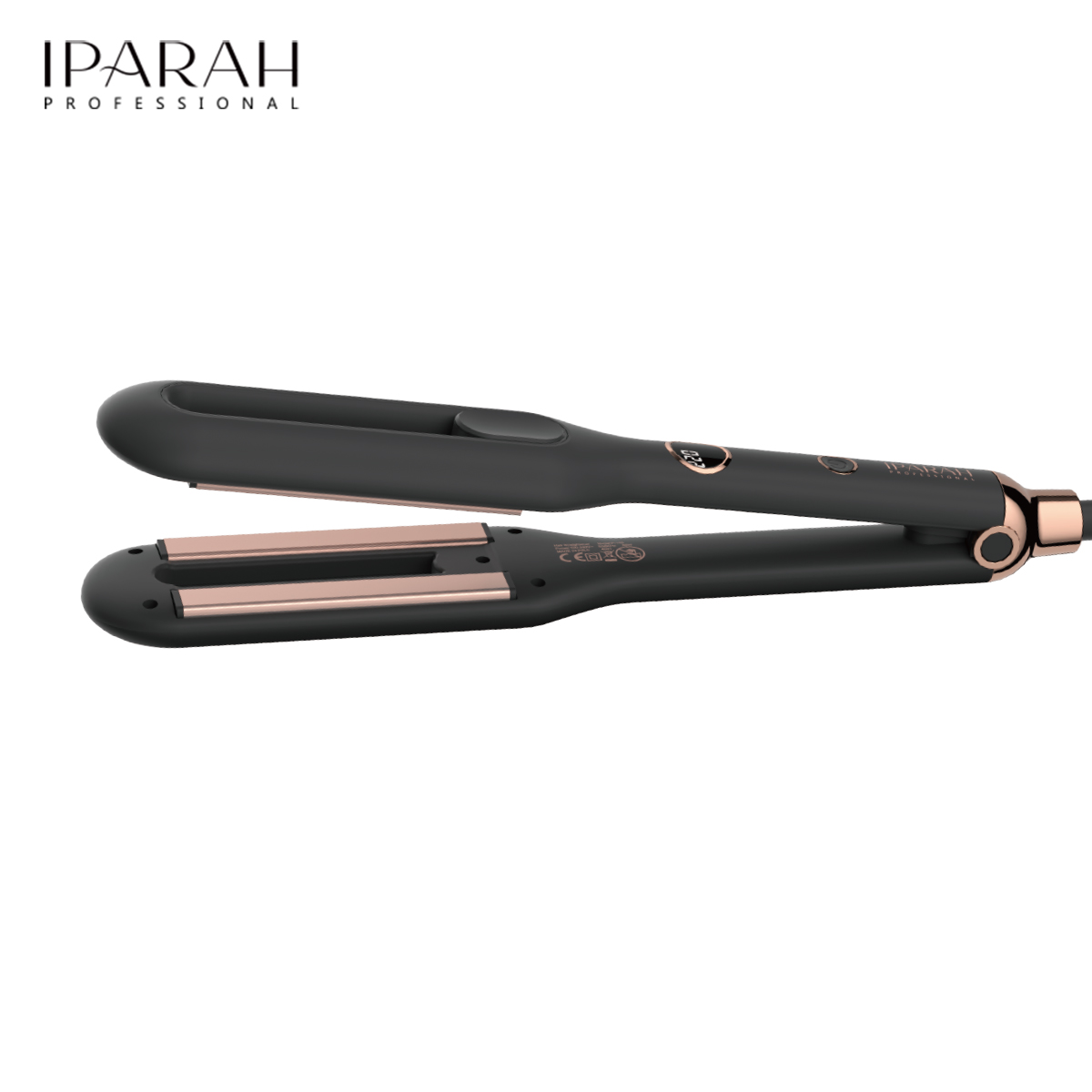 IPARAH Home Hair Straightener Double Ceramic coating anti-scald Hair Straightener Plate for export exclusive 126 Specification image