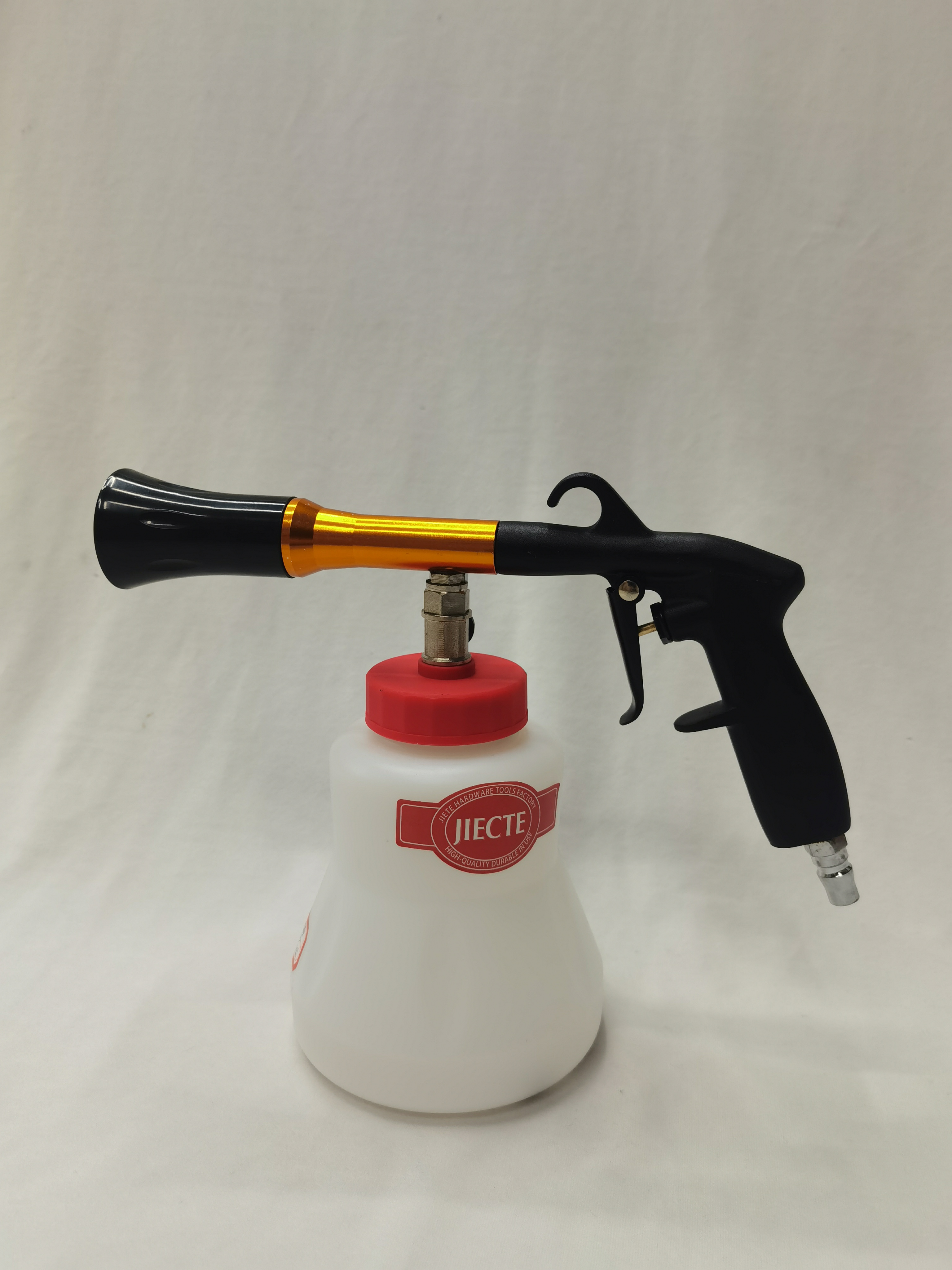 汽车清洗枪美容洗车工具水汽混合双管一体打泡沫枪龙卷风内饰清洗高压气鼓清洗喷枪详情1