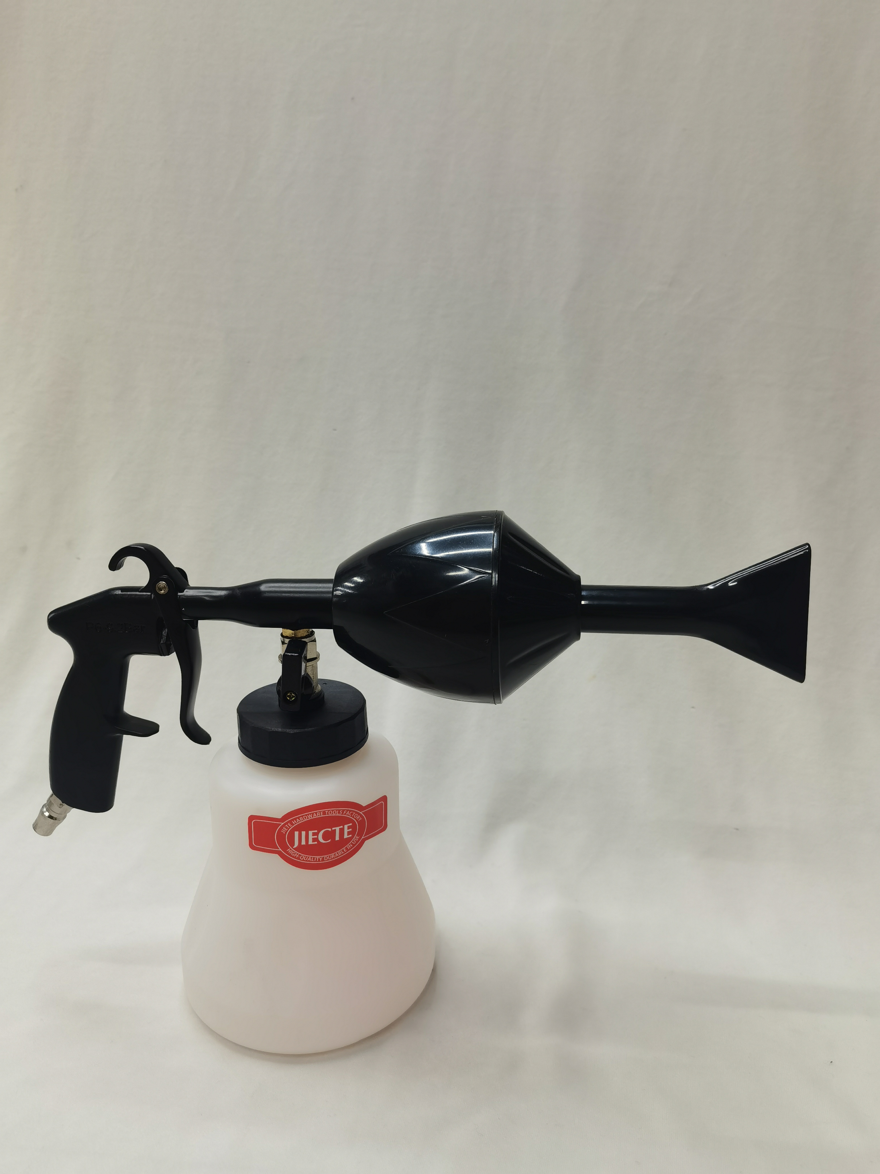 汽车清洗枪美容洗车工具水汽混合双管一体打泡沫枪龙卷风内饰清洗高压气鼓清洗喷枪详情6