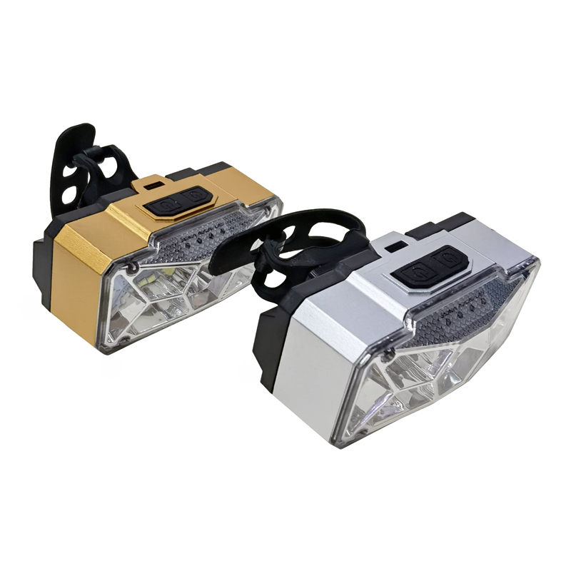 JS-926 luz de bicicleta recargable USB luz frontal de bicicleta recargable luz frontal de plástico Specification image