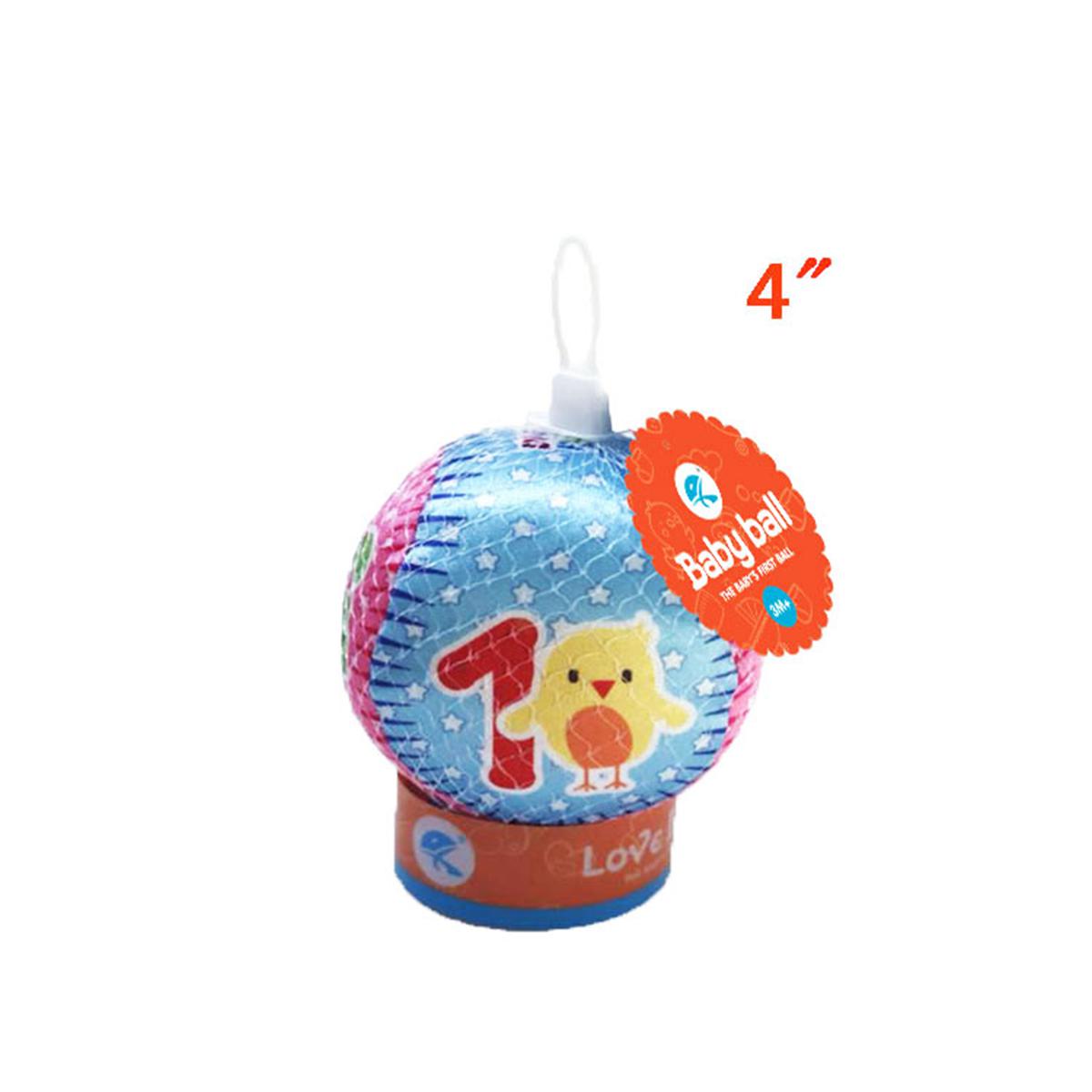 Cross-border hot 4-inch baby fitness ball baby toy cloth player grab ball children's toy toy Kidstoys