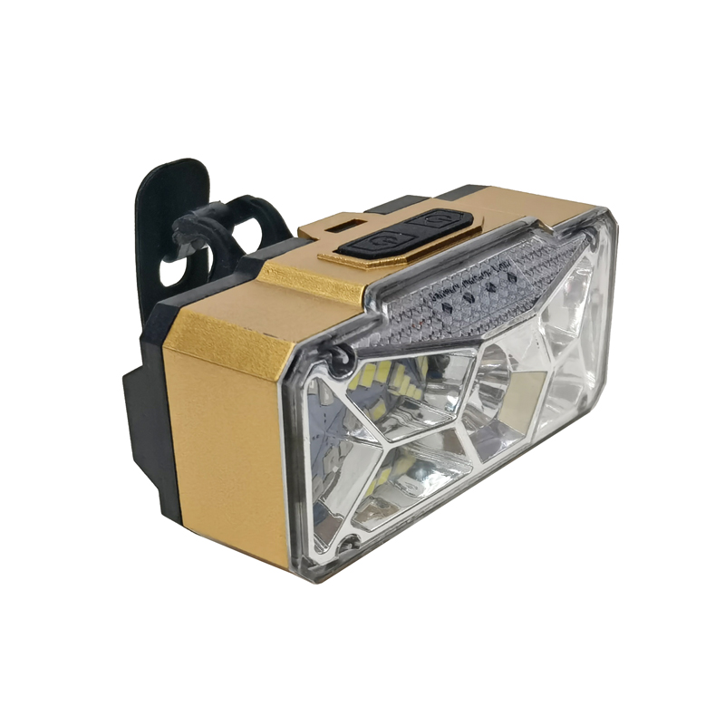 JS-926 luz de bicicleta recargable USB luz frontal de bicicleta recargable luz frontal de plástico