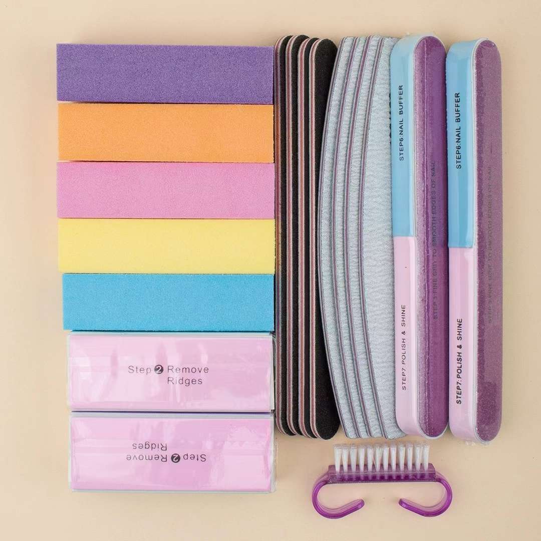 A complete set of nail art tools, including diamond nail art decorations, wearable nail art products, pure white nail plates, beauty care, makeup, and essential nail art products detail image 1