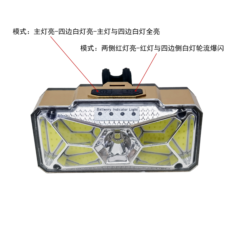 JS-928 rechargeable bicycle lamp, USB rechargeable bicycle headlamp, cycling bicycle lighting lamp, plastic headlamp Application Scenario