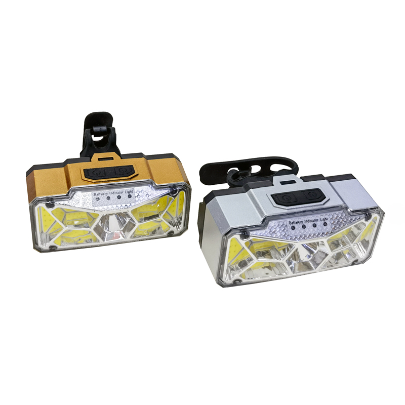 JS-928 rechargeable bicycle lamp, USB rechargeable bicycle headlamp, cycling bicycle lighting lamp, plastic headlamp details Picture