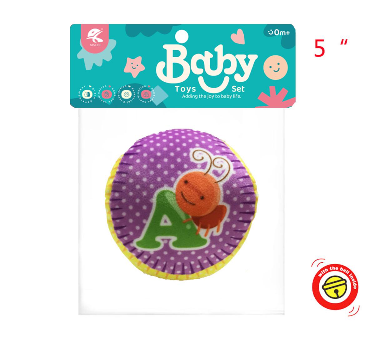 Cross-border sales 5 "toy sponge ball 5" baby ball 5 "baby bell 5" baby cloth ball 5 "learning ball baby comfort toy cloth player grab ball children's toy toy Kidstoys