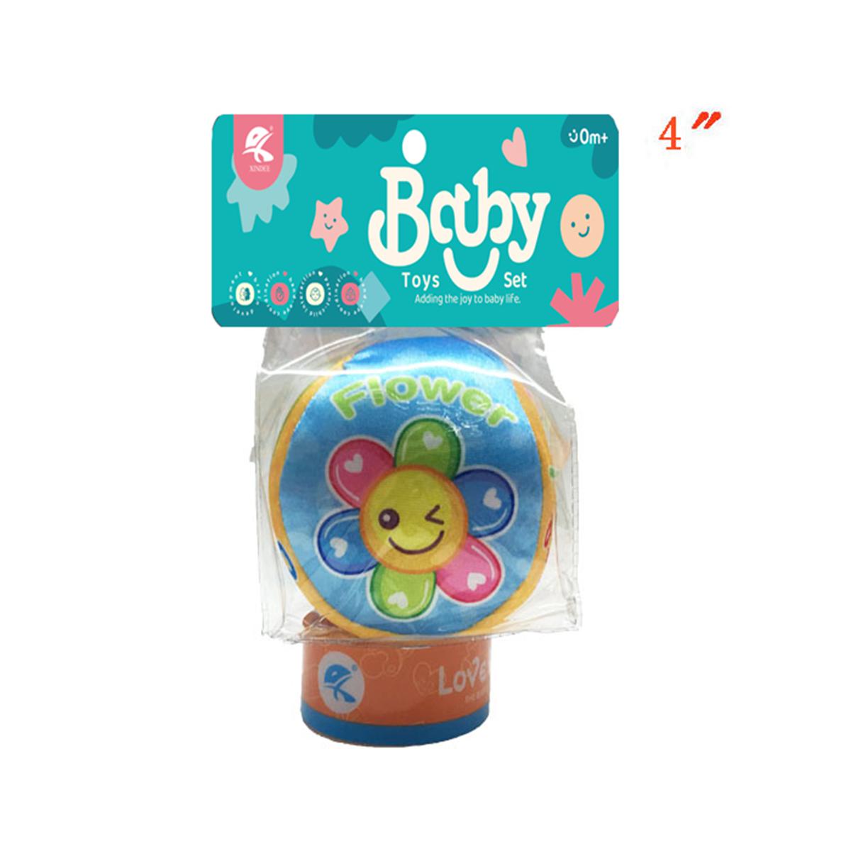 Cross-border sales 4 "color printing cloth ball 4" cartoon cloth ball 4 "fake cotton ball 4" toy ball baby comfort toy cloth player grab ball children's toy toy Kidstoys