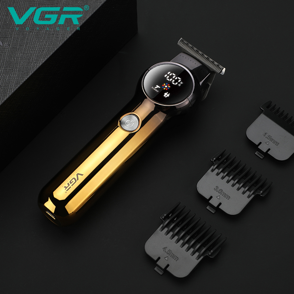 VGR989 Cross-border new gradient electric hair clipper, home men's digital display electric hair clipper, oil head clipper Application Scenario